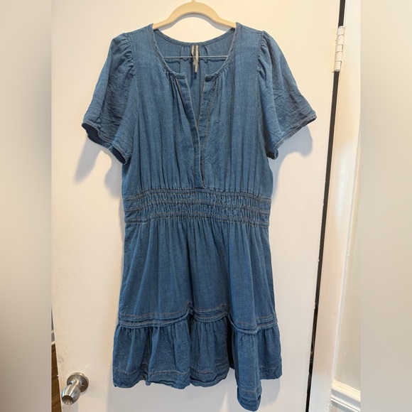 Anthropology Somerset Mini Dress Denim - Picture 2 of 7